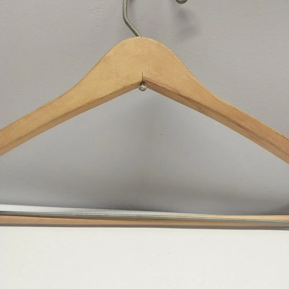 Vintage Global Fashions Wood Clothes Hanger Store Display Advertising 17 Inch